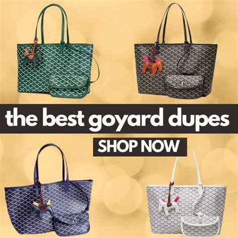 goyard mini tote dupe|goyard bag knock off.